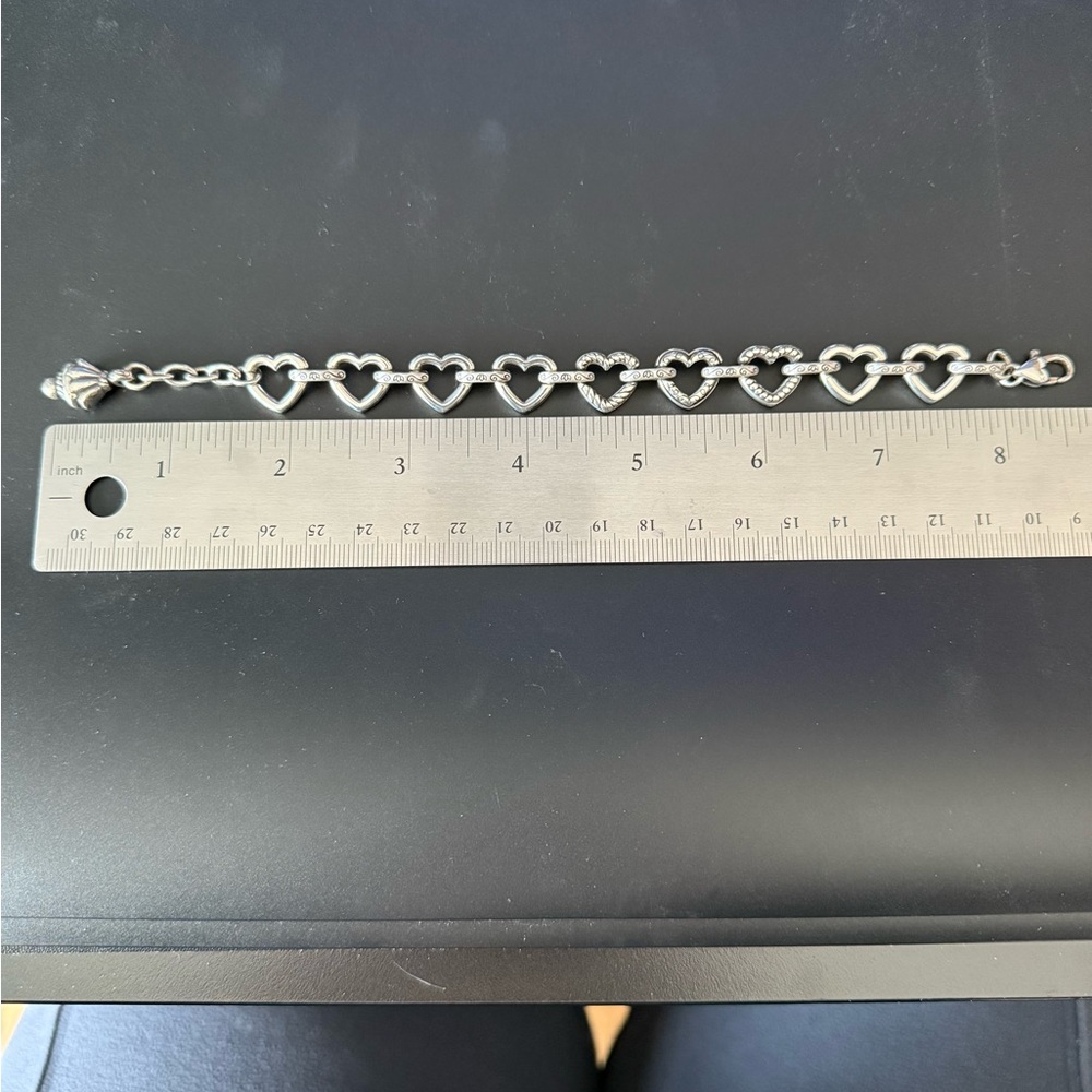 Brighton Open Heart Silver Bracelet - Picture 3 of 4